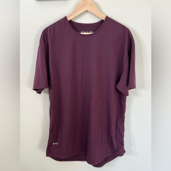 BYLT Basics Other - BYLT Drop Cut S/S Short Sleeve Tshirt Size XL Purple